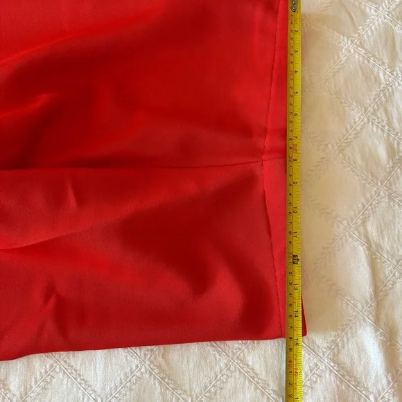 Vintage 1970’s Hedy Knits Of California Red Pantsuit Sz S Matching Neck Scarf